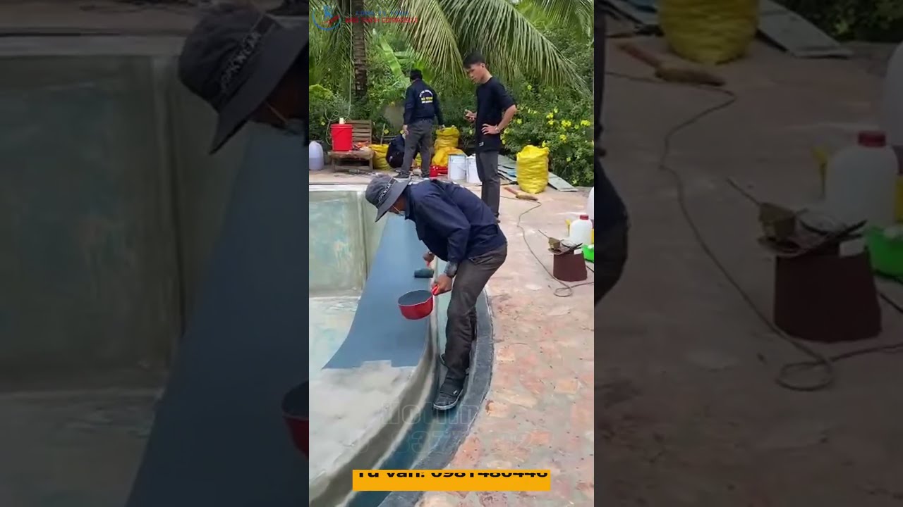Dịch vụ chống thấm hồ bơi
