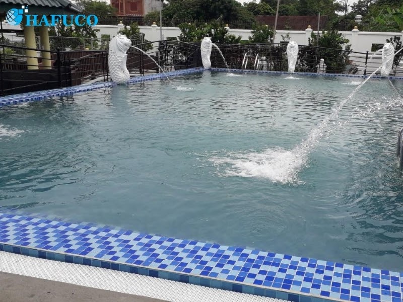 Gạch mosaic cho hồ bơi bể bơi