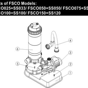 Bộ Lọc Cát Hồ Bơi Emaux FSCO Hiệu Suất Cao Tiết Kiệm Năng Lượng