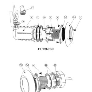 Đèn LED Hồ Bơi Emaux e Lumen Compact RGB Tiết Kiệm Điện