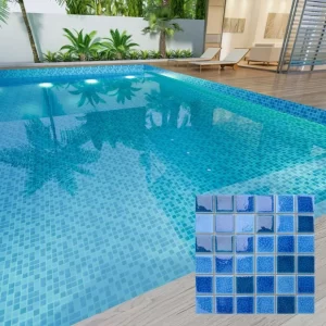 Đá Slate Xám Tự Nhiên Lát Bờ Hồ Bơi 30x60cm Tiết Kiệm An Toàn