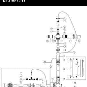 Máy Khử Trùng Nước Hồ Bơi Nano UV87 Tiết Kiệm Điện
