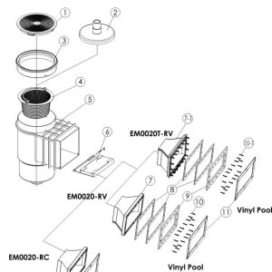 Máy Lọc Bề Mặt Hồ Bơi Emaux EM0020 Tiết Kiệm Năng Lượng may loc be mat emaux em0020 2