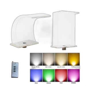 Thác nước trong suốt acrylic cho hồ bơi bể bơi