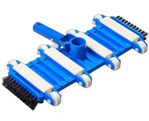 Bàn Hút Hồ Bơi 8 Bánh Chổi Cọ 2 Đầu – Thiết Bị Hồ Bơi Gia Đình Chi Phí Thấp
