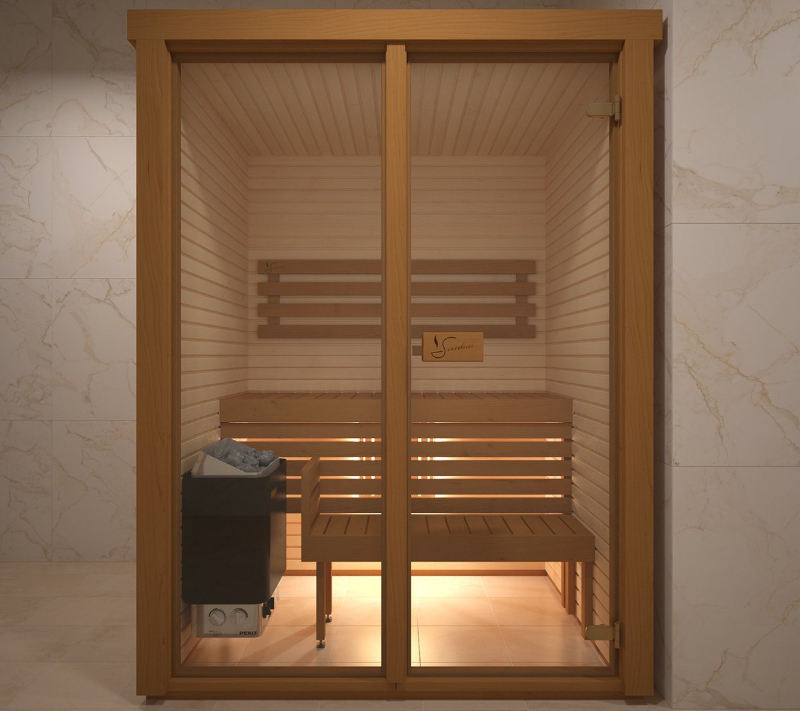 Cabin Xông Hơi Khô 2 Người Gỗ Hemlock Cabin Xông Hơi Khô 2 Người Gỗ Hemlock – hình 3