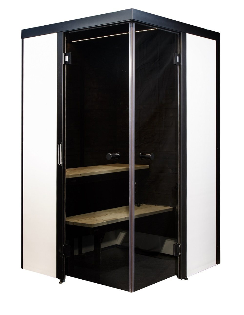 Cabin Xông Hơi Khô Harvia Smartfold 2.0 2 Người Gỗ Hemlock Cabin Xông Hơi Khô Harvia Smartfold 2.0 2 Người Gỗ Hemlock