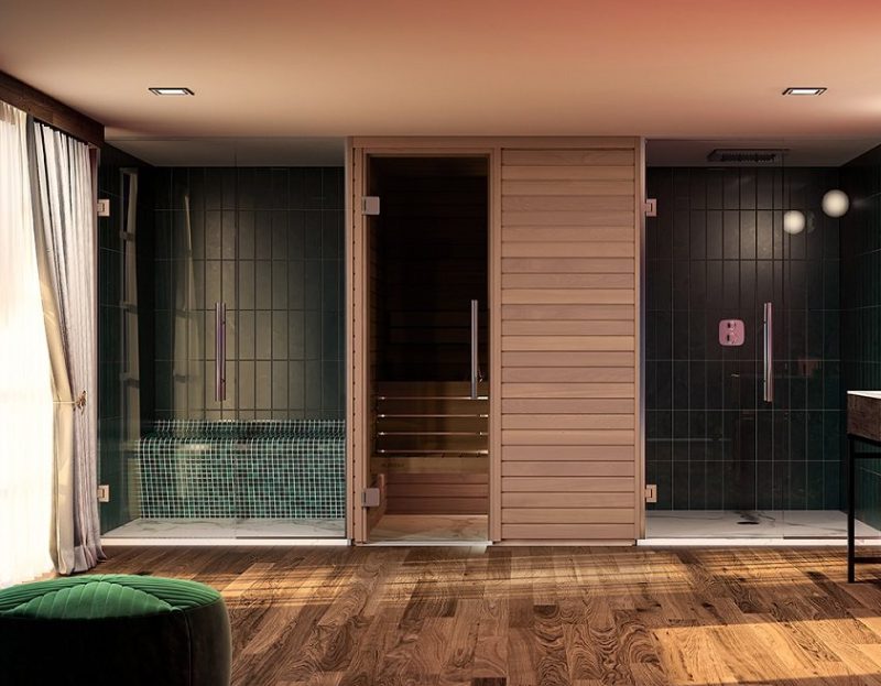 Cabin Xông Hơi Khô Heat Harmony 2 Người Gỗ Tống – hình 4