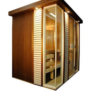 Cabin Xông Hơi Khô Leili Exclusive 3-4 Người Gỗ Thông