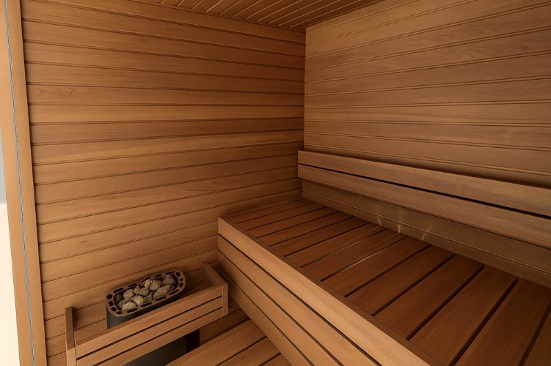 Cabin Xông Hơi Khô Relaxation Realm 2 Người Gỗ Hemlock Cabin Xông Hơi Khô Relaxation Realm 2 Người Gỗ Hemlock – hình 2