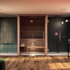 Cabin Xông Hơi Khô Relaxation Realm 2 Người Gỗ Hemlock Cabin Xông Hơi Khô Relaxation Realm 2 Người Gỗ Hemlock – hình 4