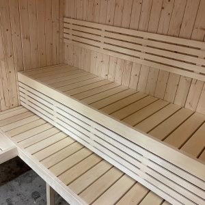 Cabin Xông Hơi Khô Sauna Cabin 224x175 4 Người Gỗ Hemlock – hình 2