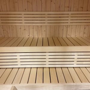 Cabin Xông Hơi Khô Sauna Cabin 224x175 4 Người Gỗ Hemlock – hình 3
