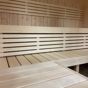 Cabin Xông Hơi Khô Sauna Cabin 224x175 4 Người Gỗ Hemlock – hình 4