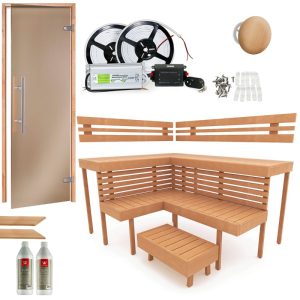 Cabin Xông Hơi Khô Sauna Optimal 3-4 Người Gỗ Tống Quá Sủi – hình 3