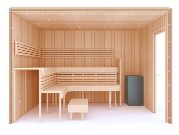 Cabin Xông Hơi Khô Sauna Premium 3-4 Người Gỗ Tống