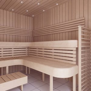 Cabin Xông Hơi Khô Sauna Premium 3-4 Người Gỗ Tống – hình 5