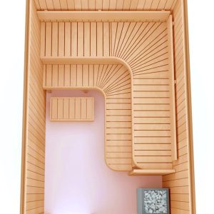 Cabin Xông Hơi Khô Sauna Premium 3-4 Người Gỗ Tống
