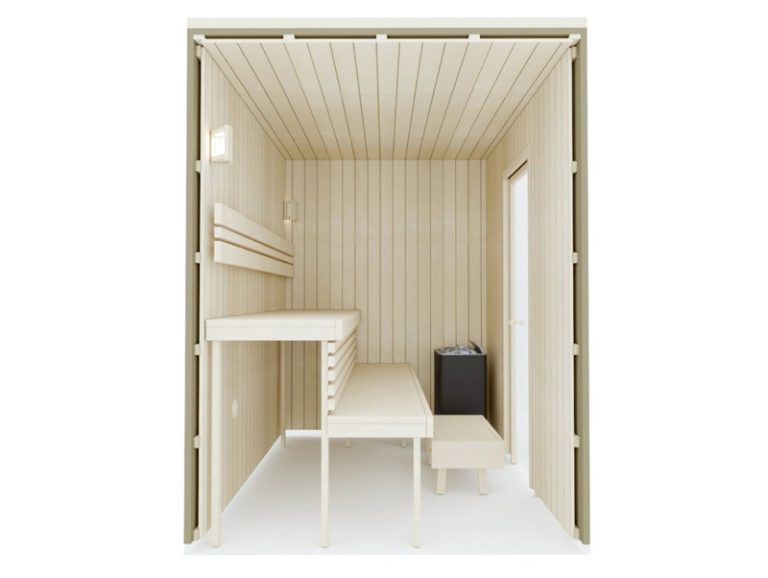 Trang chủ Cabin Xông Hơi Khô Sauna Standard 3-4 Người Gỗ Dương Aspen