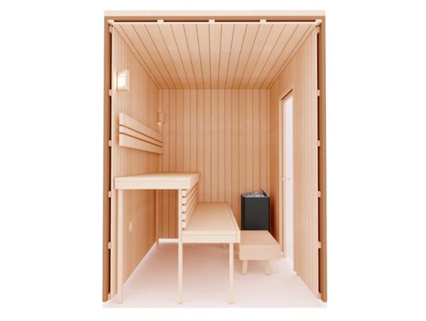 Cabin Xông Hơi Khô Sauna Standard 3-4 Người Gỗ Tống Quá Sủi