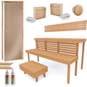 Cabin Xông Hơi Khô Sauna Standard 3-4 Người Gỗ Tống Quá Sủi – hình 4