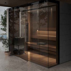 Cabin Xông Hơi Khô Tylo Reflection 4 Người Gỗ Tống Quá Sủi – hình 3