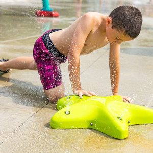 Đài Phun Nước Composite Hình Cột Cho Sân Chơi Nước Trẻ Em