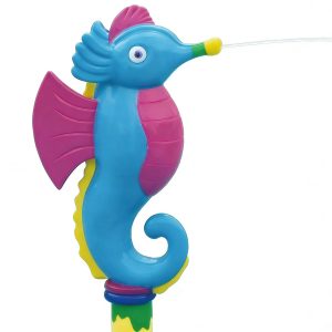 Đài Phun Nước Hình Cá Ngựa Composite Cho Sân Chơi Nước Trẻ Em