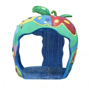 Đài Phun Nước Hình Quả Táo Composite Cho Sân Chơi Nước Trẻ Em - hình 2