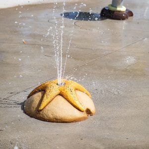 Đài Phun Nước Hình Sao Biển Composite Cho Sân Chơi Nước Trẻ Em - hình 3