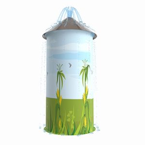 Đài Phun Nước Hình Silo Nông Trại Composite Cho Sân Chơi Nước Trẻ Em