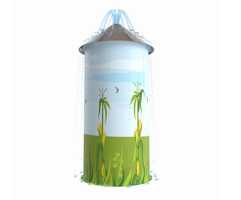 Đài Phun Nước Hình Silo Nông Trại Composite Cho Sân Chơi Nước Trẻ Em Đài Phun Nước Hình Silo Nông Trại Composite Cho Sân Chơi Nước Trẻ Em