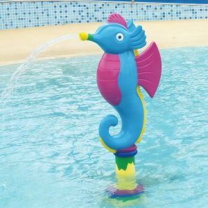 do choi phun nuoc ca ngua cong vien nuoc soi thuy tinh frp 2