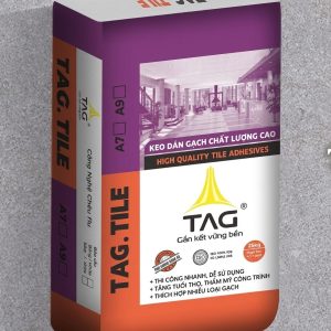 Keo Dán Gạch TAG Tile A7 20kg – Chuyên Hồ Bơi & Dán Chồng Lên Gạch Cũ