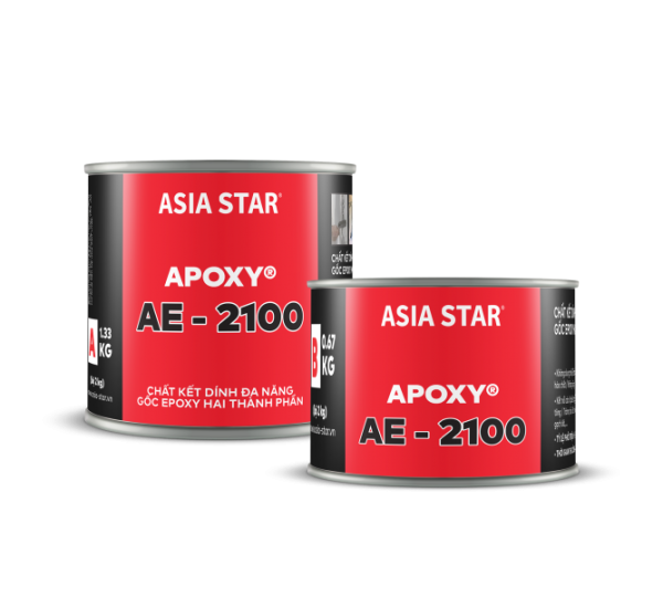 Keo Epoxy Dán Gạch Kháng Axit – Kháng Hóa Chất Asia AE-2100 2 Thành Phần