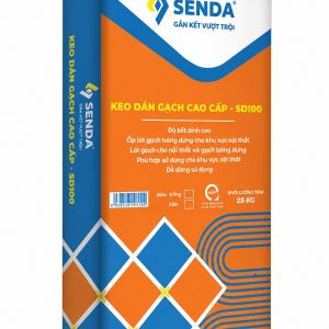 Keo Dán Gạch Senda SD100 25kg – Cao Cấp, Kết Dính Mạnh, Chống Ẩm