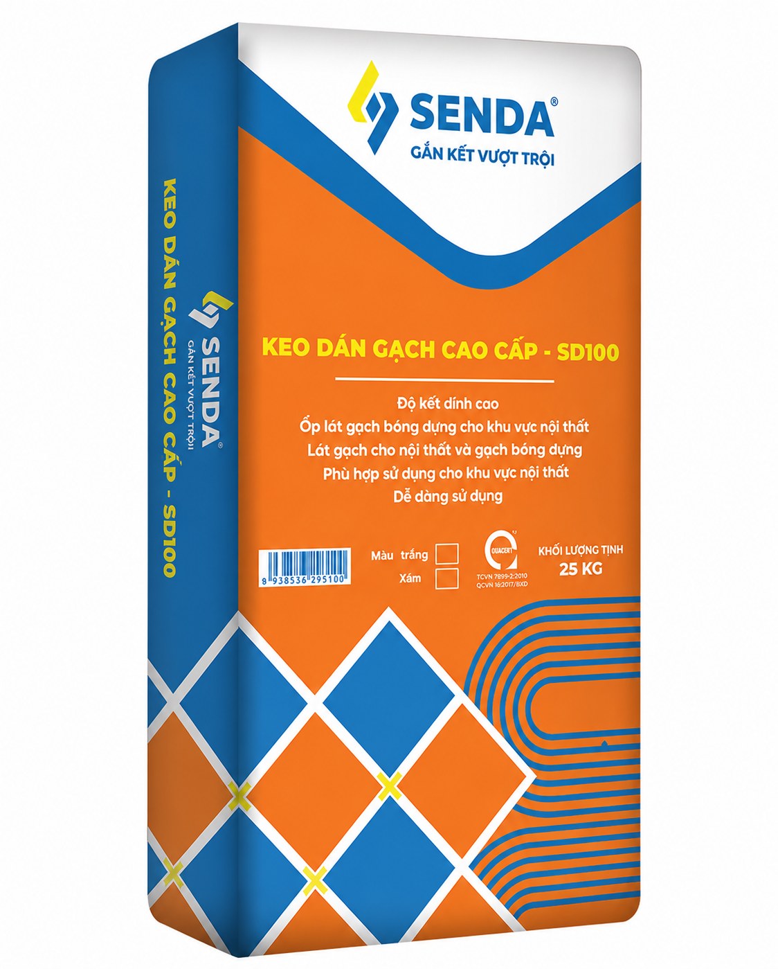 Keo Dán Gạch Senda SD100 25kg – Cao Cấp, Kết Dính Mạnh, Chống Ẩm Keo Dán Gạch Senda SD100 25kg – Cao Cấp, Kết Dính Mạnh, Chống Ẩm