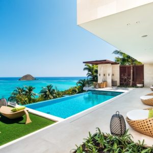 Gạch Mosaic Thủy Tinh Hồ Bơi Chuyển Sắc Xanh (Loang Màu) - hình 2