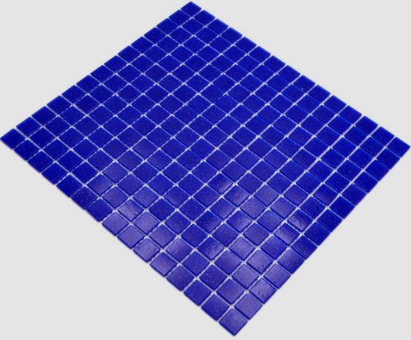 Gạch Mosaic Thủy Tinh Hồ Bơi Chuyển Sắc Xanh (Loang Màu) Đốm