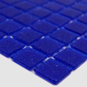 Gạch Mosaic Thủy Tinh Hồ Bơi Chuyển Sắc Xanh (Loang Màu) Đốm - hình 1