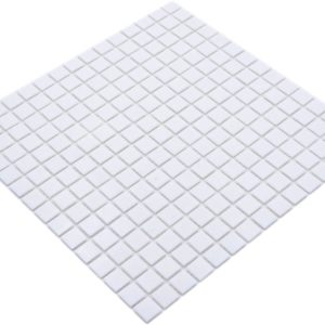 Gạch Mosaic Thủy Tinh Hồ Bơi Trắng Bóng – Bộ 10 Vỉ