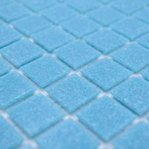 Gạch Mosaic Thủy Tinh Hồ Bơi Xanh Aqua Xanh Dương - hình 2