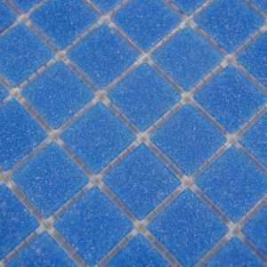 Gạch Mosaic Thủy Tinh Hồ Bơi Xanh Cobalt Xanh Dương - hình 4