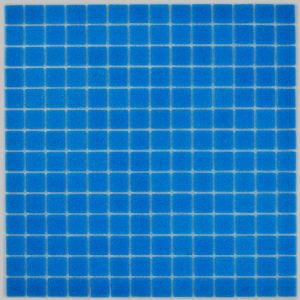 Gạch Mosaic Thủy Tinh Hồ Bơi Xanh Cobalt Xanh Dương Bóng - Bộ 10 Vỉ - hình 2
