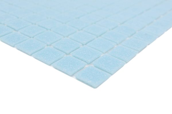 Gạch Mosaic Thủy Tinh Hồ Bơi Xanh Da Trời Nhạt Xanh Dương
