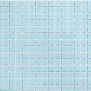 Gạch Mosaic Thủy Tinh Hồ Bơi Xanh Da Trời Nhạt Xanh Dương - hình 2