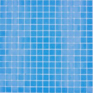 Gạch Mosaic Thủy Tinh Hồ Bơi Xanh Da Trời Nhạt Xanh Dương - Khổ Lớn 720 Vỉ (72m²) - hình 1