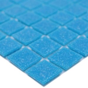 Gạch Mosaic Thủy Tinh Hồ Bơi Xanh Da Trời Nhạt Xanh Dương - Khổ Lớn 720 Vỉ (72m²) - hình 3