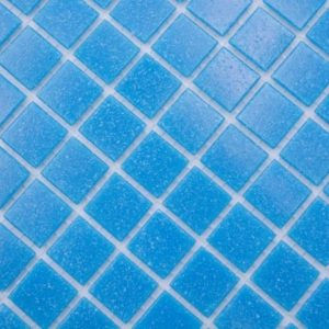 Gạch Mosaic Thủy Tinh Hồ Bơi Xanh Da Trời Nhạt Xanh Dương - Khổ Lớn 720 Vỉ (72m²) - hình 4