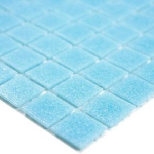 Gạch Mosaic Thủy Tinh Hồ Bơi Xanh Da Trời Xanh Dương